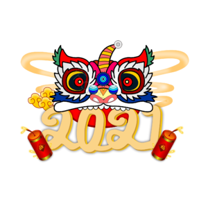 新年 春节 舞狮 鞭炮 新年 牛年