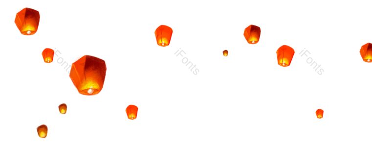 孔明灯 节日 火 灯笼 寒衣节