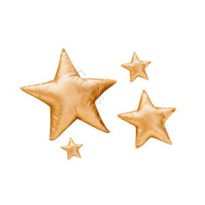 圣诞节 圣诞星星 沙发靠垫 星星抱枕 装饰