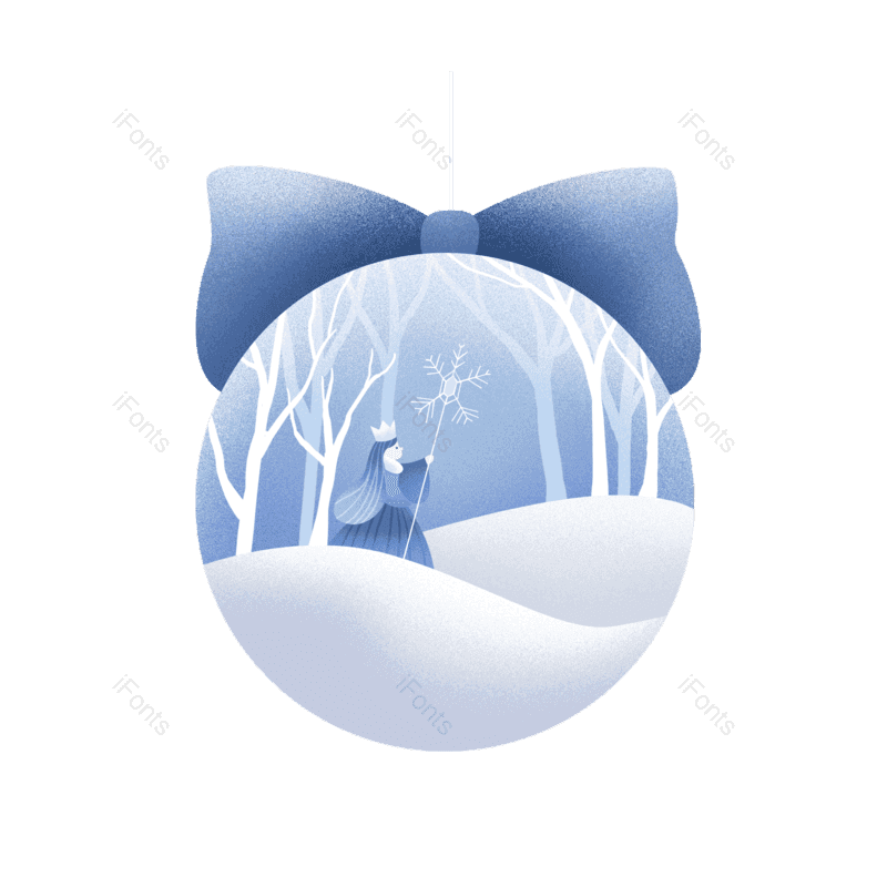 手绘图片,冬天元素,PNG,免抠素材