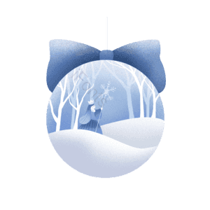 冬季冬天 雪场景 雪元素 手绘 场景元素 冬天