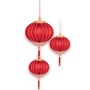 红色 中国风 灯笼 节日 喜庆 元旦节 元旦 年货节