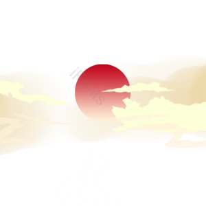 云朵 云朵元素 云朵素材 云朵装饰 云 云元素 云素材 日出