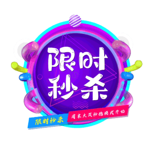 SALE 限时秒杀 字体设计 大气 简约