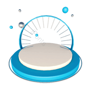 C4D 立体舞台 双十二 电商 蓝色舞台