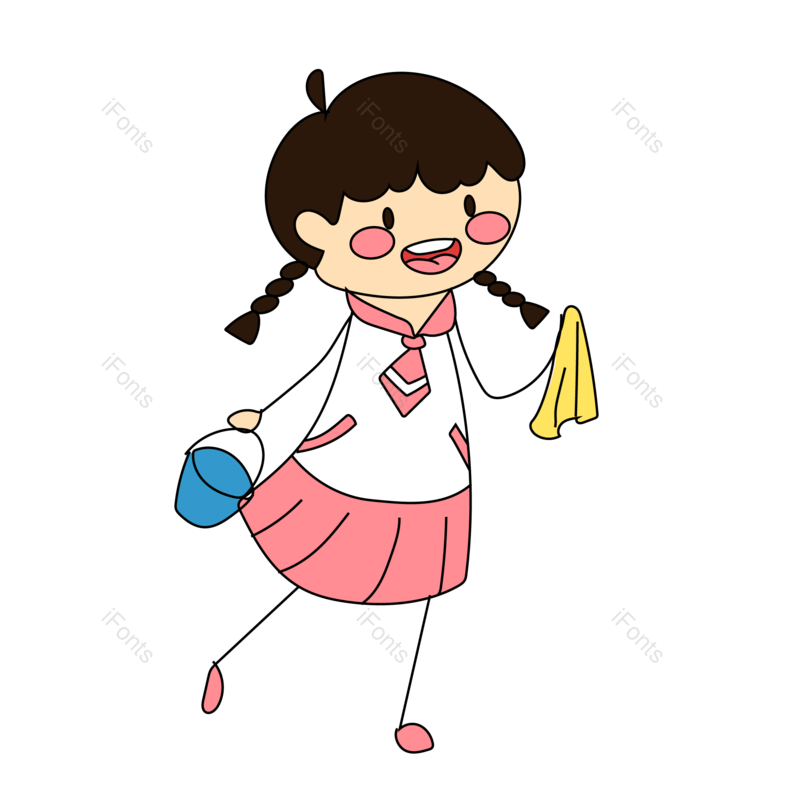 简笔画图片,小孩元素,PNG,免抠素材