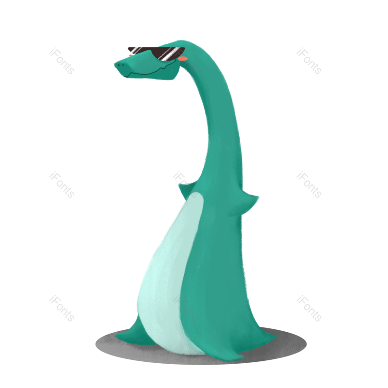 卡通图片,绿色元素,小动物PNG,可爱免抠素材