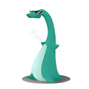 原创 卡通 绿色 可爱 小动物