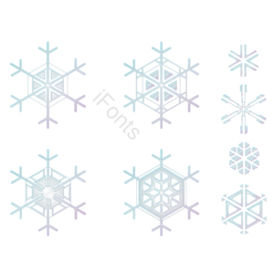 雪花 质感 免扣 AI 冰