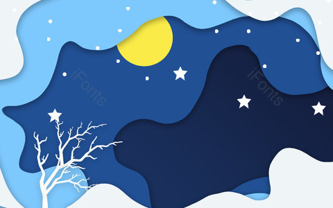 夜空 夜空背景 星星 星星背景 星空 星空背景 植物 植物背景