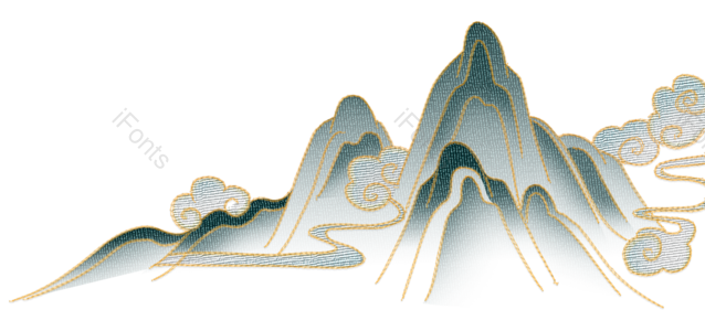 群山 国潮 中国风 中国