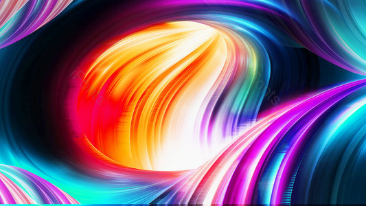 创意 炫彩 空间感 空洞 彩色 炫酷