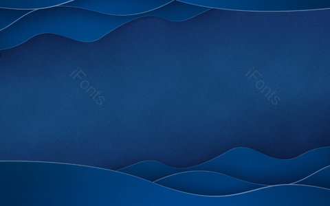 海浪 波浪 纹理 颗粒 蓝色 深色 空间 层次感