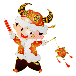 新年 花灯 糖葫芦 小孩 AI