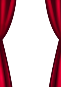 窗帘 红色 喜庆 高端 png