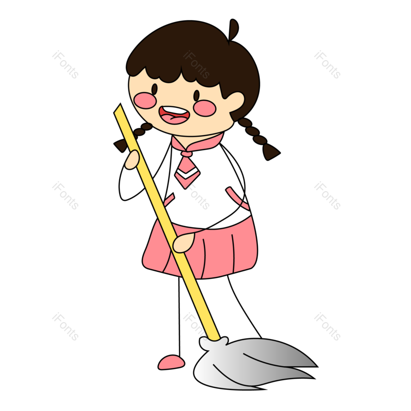 简笔画图片,小孩元素,PNG,免抠素材