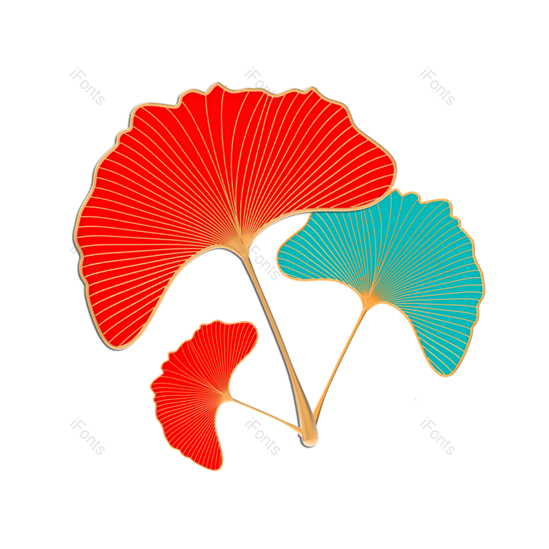 装饰图片,花纹元素,中式PNG,红色免抠素材
