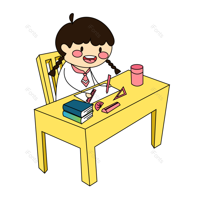 高考图片,简笔画元素,画画PNG,写字免抠素材