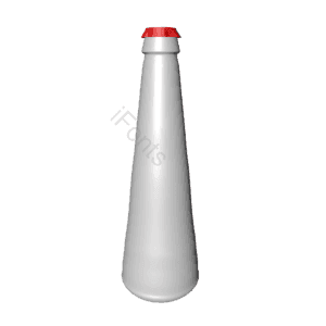 C4D 立体 瓶子 啤酒瓶 产品模型 3d立体插画