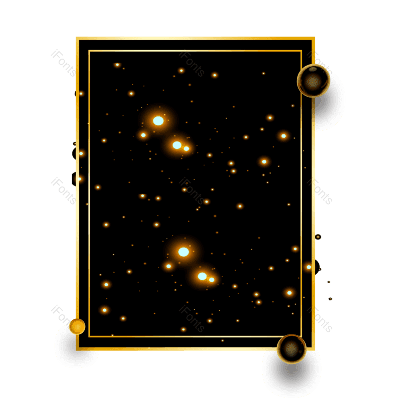 边框图片,请柬元素,邀请函PNG,渐变免抠素材