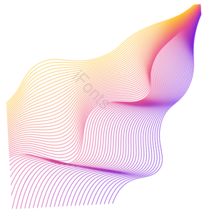 时尚唯美 不规则图形 线性元素 png元素 大促元素