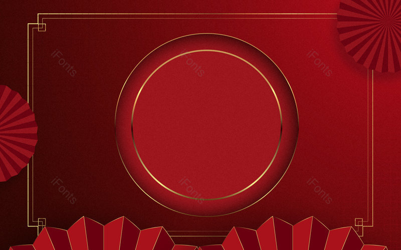 红色中国风大气传统节日节气通用背景,插画/手绘图，插画/手绘图库，插画/手绘图下载,插画/手绘