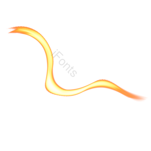 透明图 高清 金色 闪光 飘带 装饰