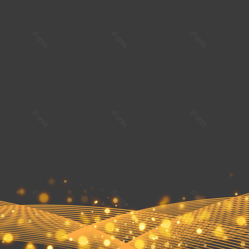 线条图片,发光效果元素,渐变PNG,金色免抠素材