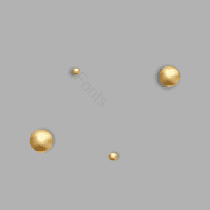 金色 金属球 漂浮 装饰 节日大促