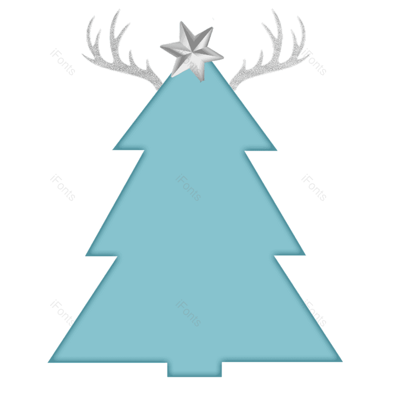 卡通图片,蓝色元素,贴纸PNG,手绘免抠素材