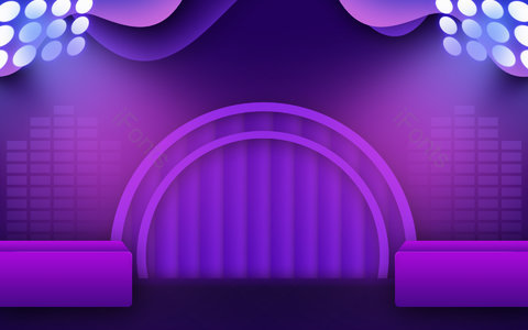 促销 电商 导购 紫色唯美 双十二 电商背景 618 年中大促