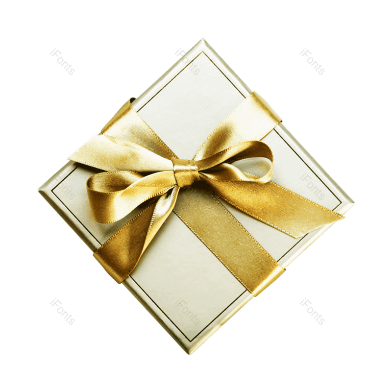欧式图片,礼盒元素,大气PNG,金色免抠素材