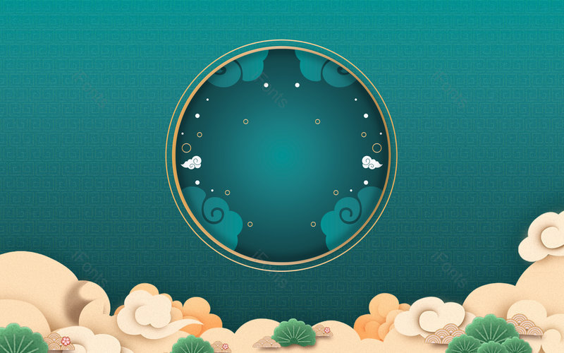 绿色节日庆祝促销通用大气背景,插画/手绘图，插画/手绘图库，插画/手绘图下载,插画/手绘