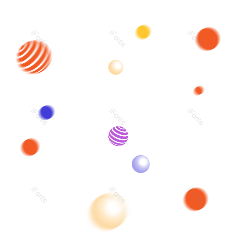 漂浮元素图片,几何图形元素,圆形PNG,免抠素材
