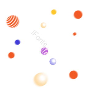 圆形 漂浮元素 电商促销 几何图形 png元素