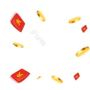 金币 红包 时尚唯美 漂浮元素 节日促销 年货节  618