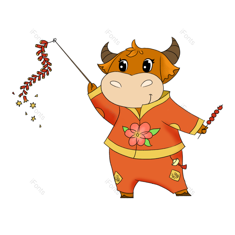 放鞭炮图片,新年习俗元素,PNG,免抠素材