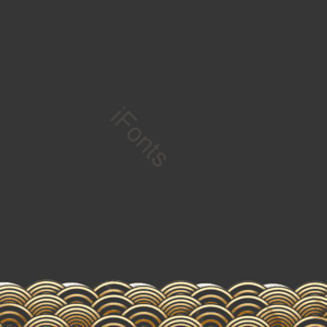 金色 创意 渐变 祥云 免扣 云纹