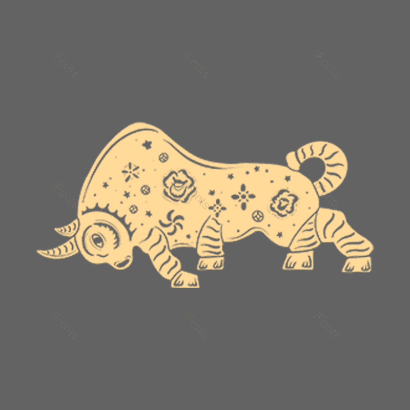 剪纸图片,新年元素,金色PNG,免抠素材