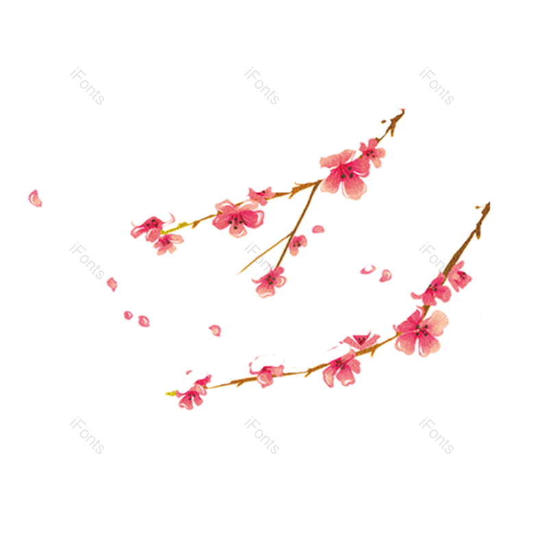 中国风图片,春季元素,花瓣PNG,立春免抠素材