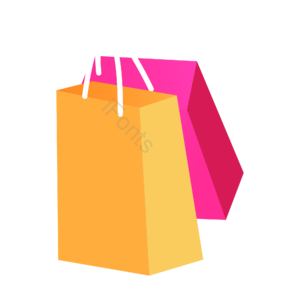 礼物袋 购物袋 时尚唯美 png元素 手绘
