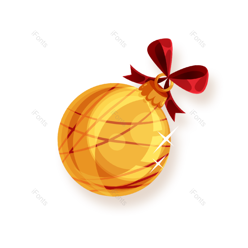 节日图片,气氛元素,圣诞PNG,金色免抠素材