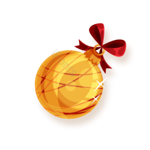 金色 圣诞球 圣诞 节日 气氛