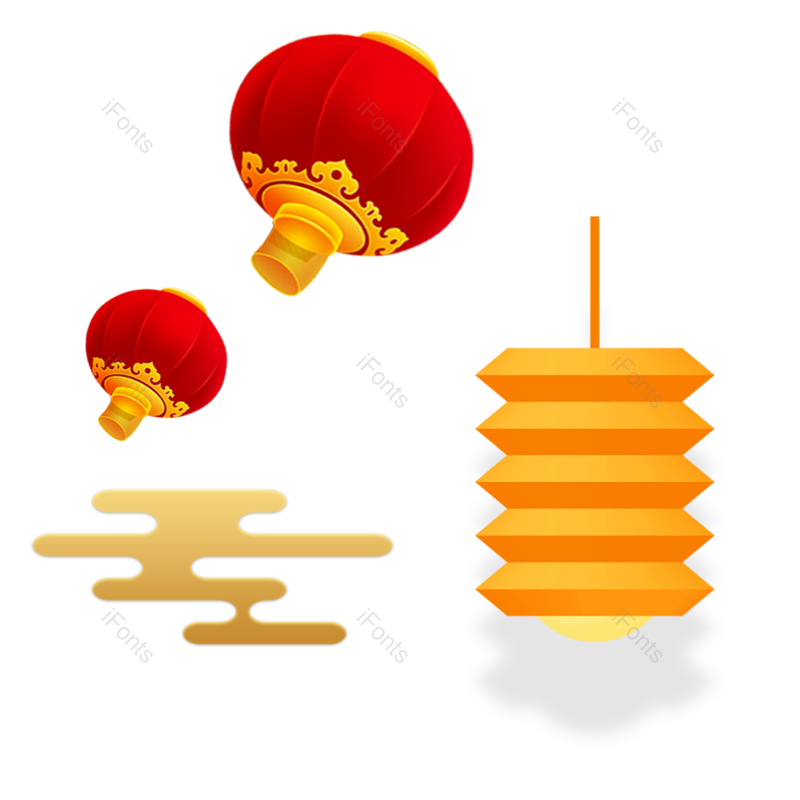 中国风图片,灯笼元素,元宵节PNG,装饰元素免抠素材
