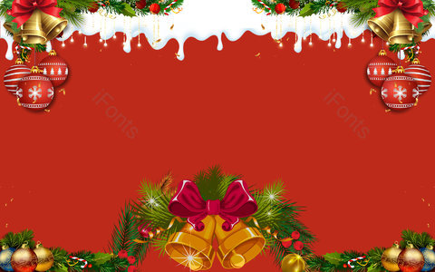 圣诞节 圣诞元素 红绿 节日气氛 平安夜