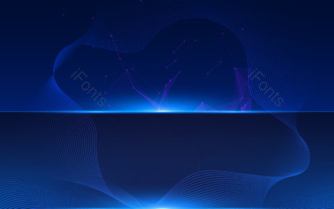 深蓝色背景 蓝色背景 科技感 科技背景 未来风 波浪线条 流线 光束