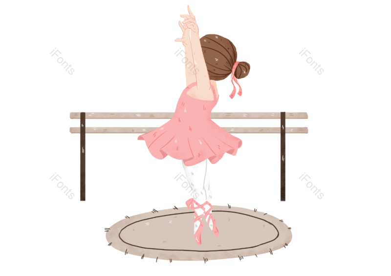 儿童图片,培训元素,女孩PNG,舞蹈免抠素材