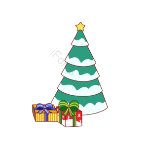 圣诞节 圣诞树 礼物 送礼 西方节日