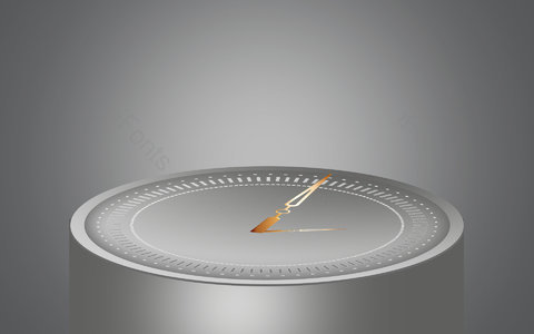 倒计时 简约 大气 空间 钟表元素