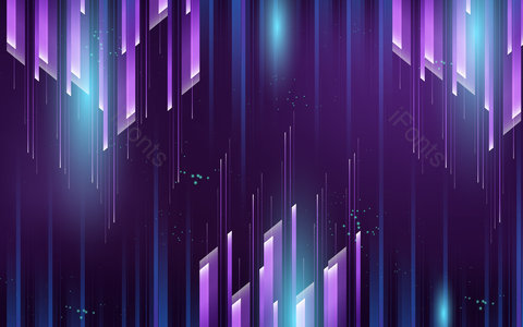 紫色背景 条状 下坠 光束 渐变 重叠 科技感 科技